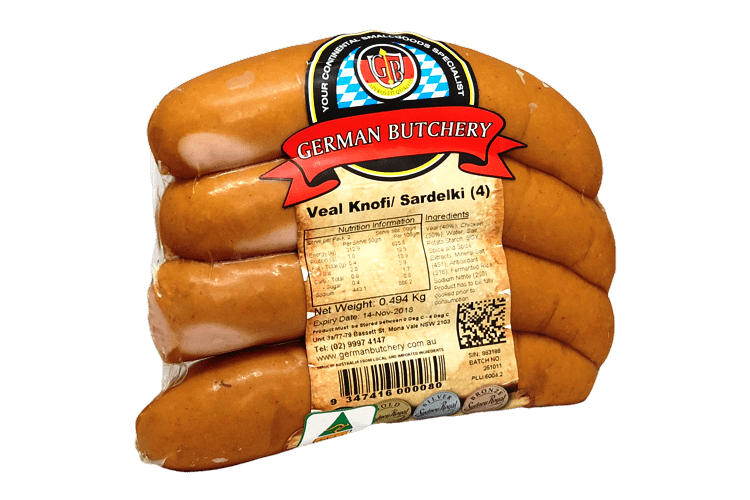 Swiss Cervelat/ Veal Sardelki/ Knackwurst Products German Butchery