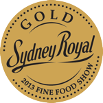 Sydney Royal Fine Food Awards Gold Medal 2013