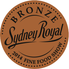 Sydney Fine Food Awards Bronze Medal 2014