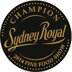 Sydney Royal Fine Food Awards Champion Medal 2014