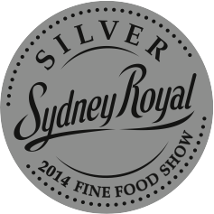 Sydney Royal Fine Food Awards Silver Medal 2014