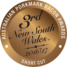 Australian Pork Mark Bacon Awards 3rd Place 2016