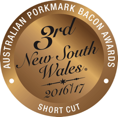 Australian Pork Mark Bacon Awards 3rd Place 2016 Australian Pork Mark Bacon Awards 3rd Place 2016