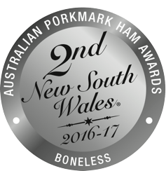 Australian Pork Artisan Ham Awards 2nd Place 2016