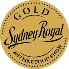 Sydney Royal Fine Food Awards Gold Medal 2017