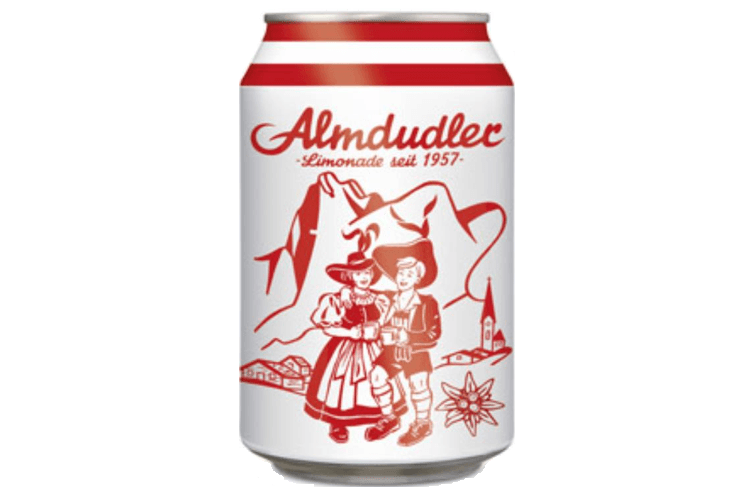 Almdudler Herbal Lemonade 330ml can Product Image