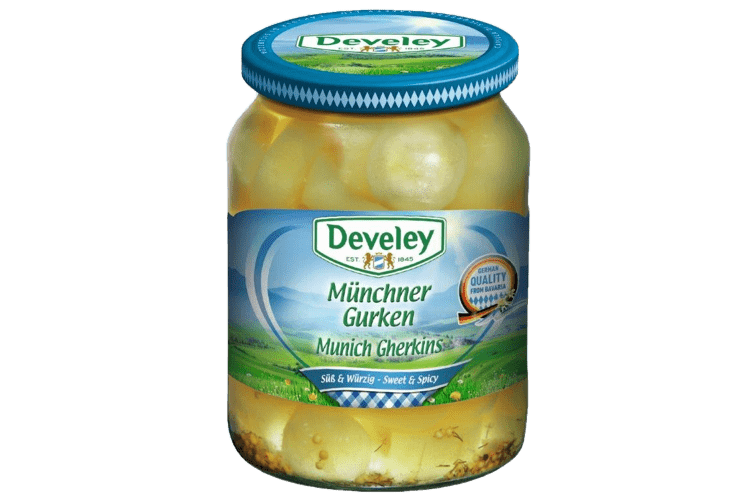 Develey Munich Gherkins (sweet & spicy) 720ml Product Image