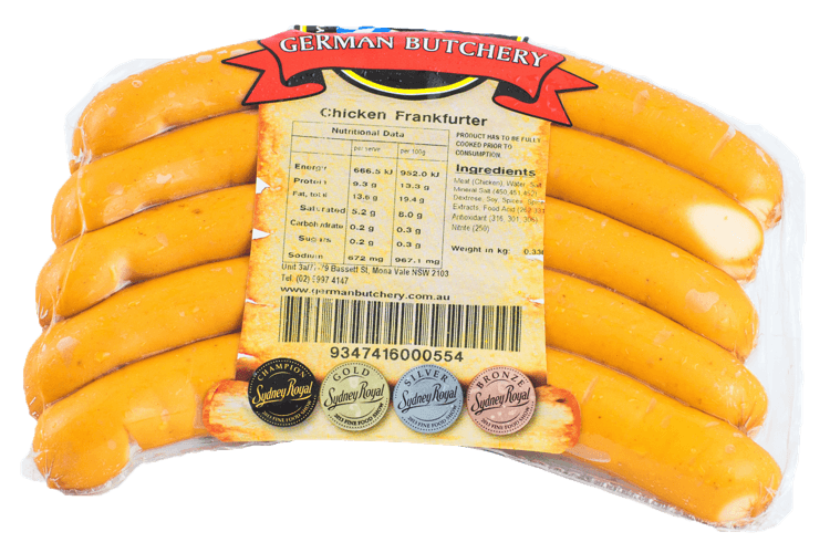 Chicken Frankfurter - retail pack of 5 Product Image